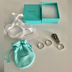 Tiffany & Co. Makers Valet Key Ring. Excellent Condition. Sterling Silver